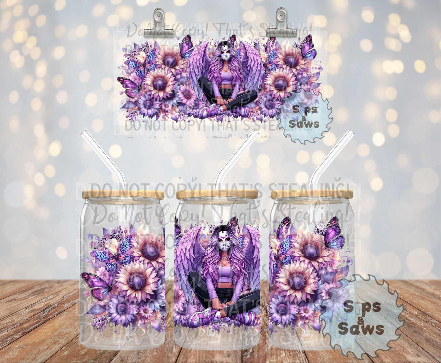 16oz Purple Jason Wrap