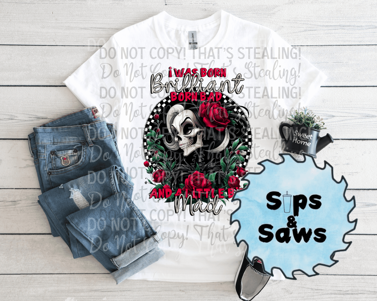 Skull De Vil DTF