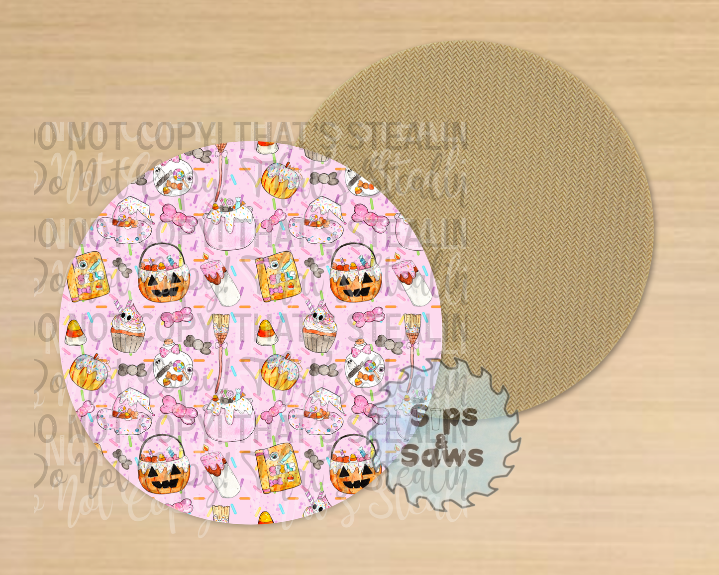 Pumpkin Sublimation Coaster