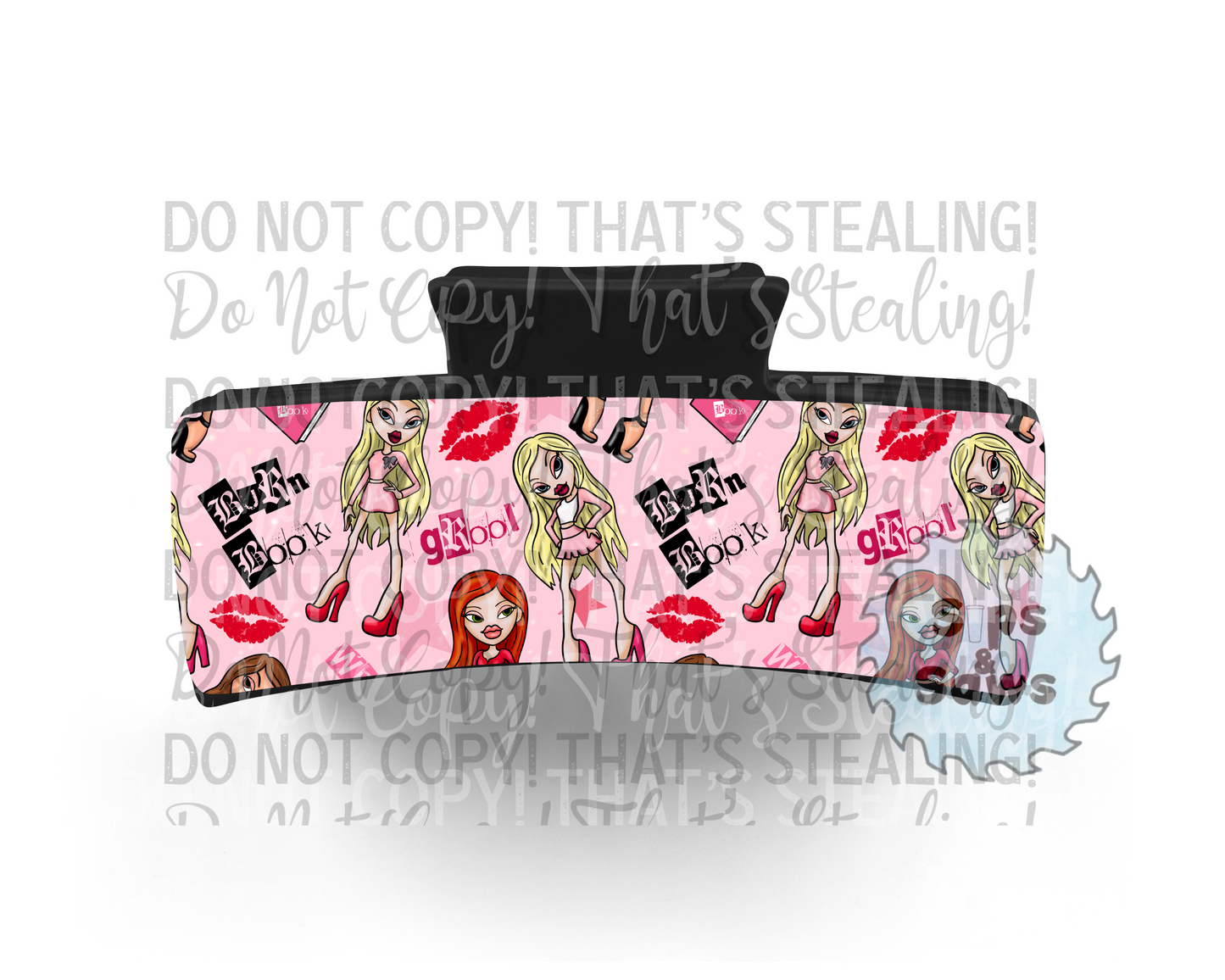 We Wear Pink Bratz Sublimation Hair Clip