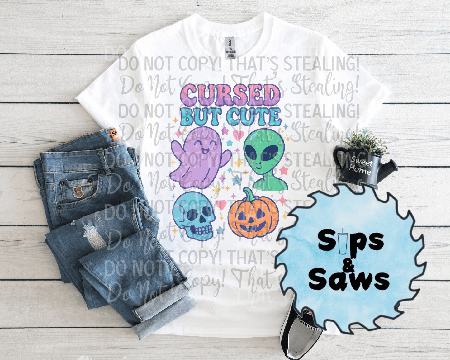 Cursed But Cute DTF