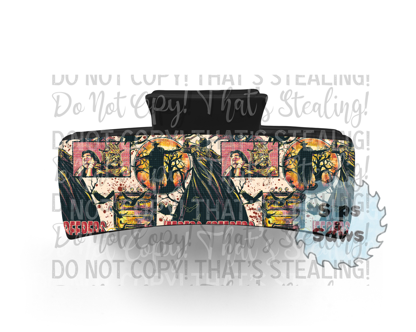 Jeepers Creepers Sublimation Hair Clip