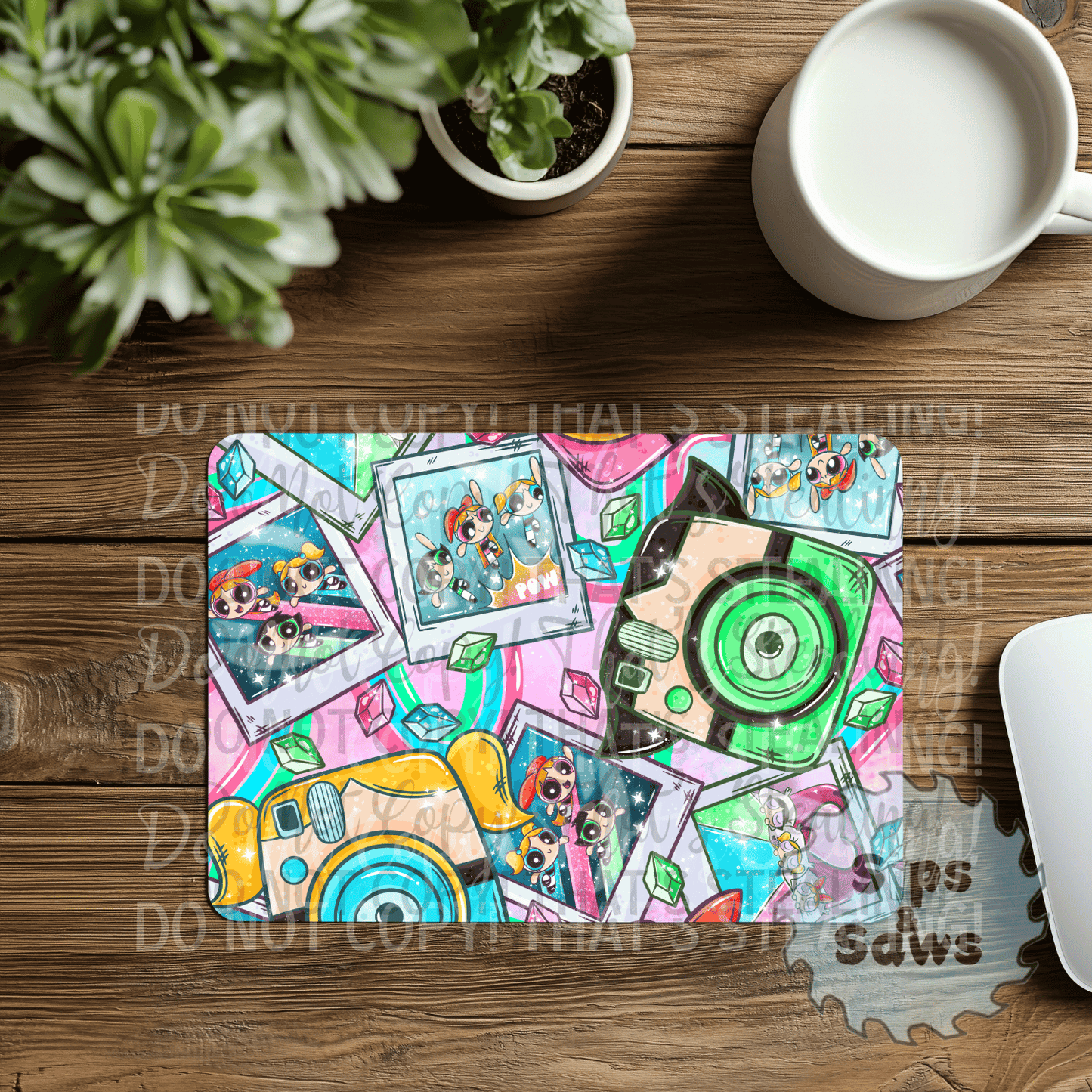 Polaroid Power Sublimation Mouse Pad