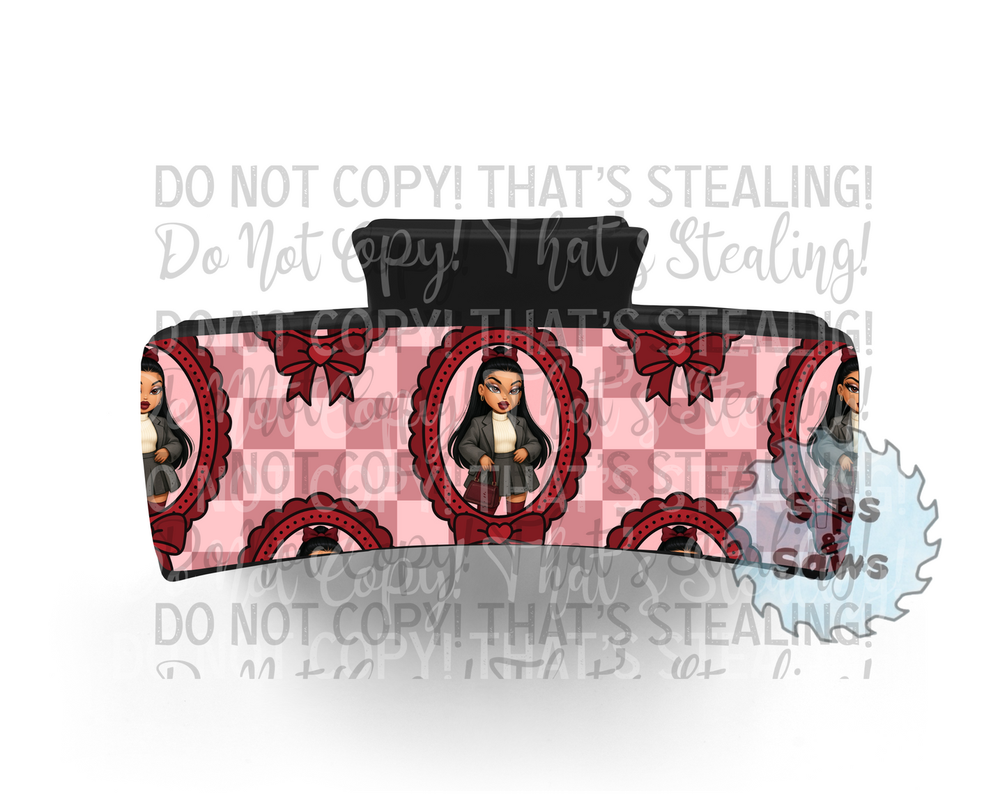Bratz Red Sublimation Hair Clip