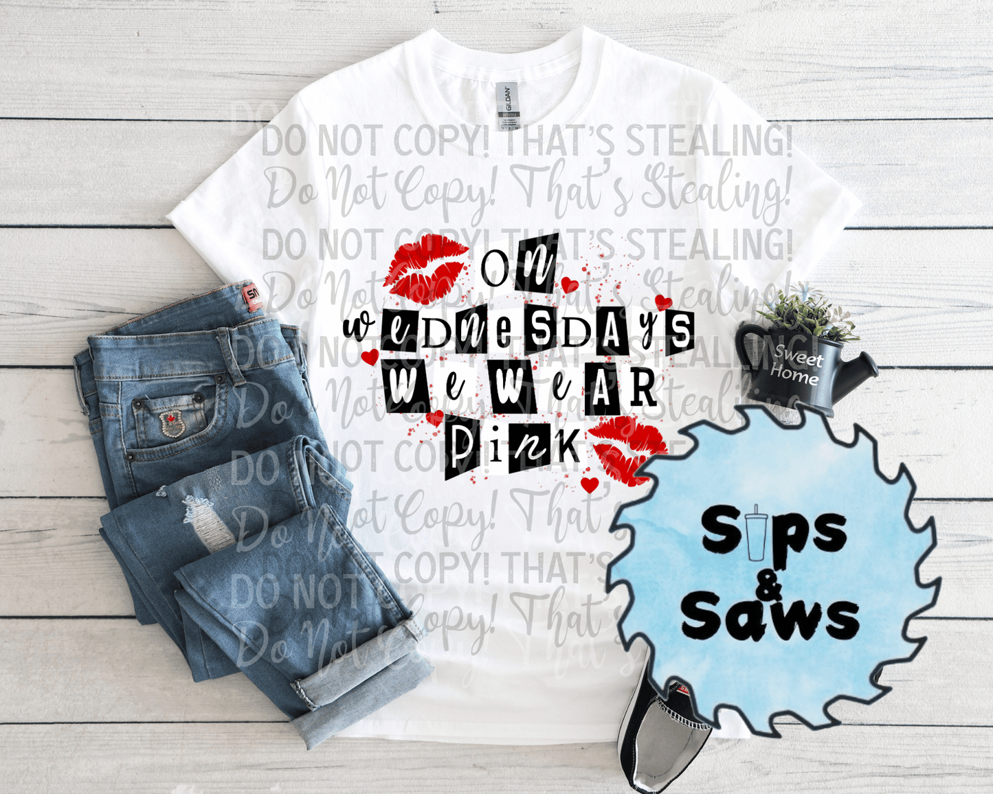 Wednesday We Wear Pink DTF