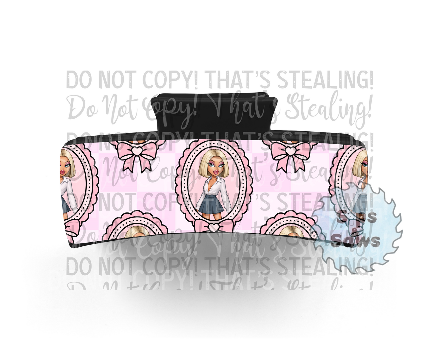 Bratz Light Pink Sublimation Hair Clip