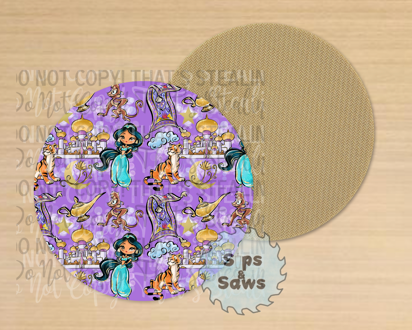 Jasmine Sublimation Coaster