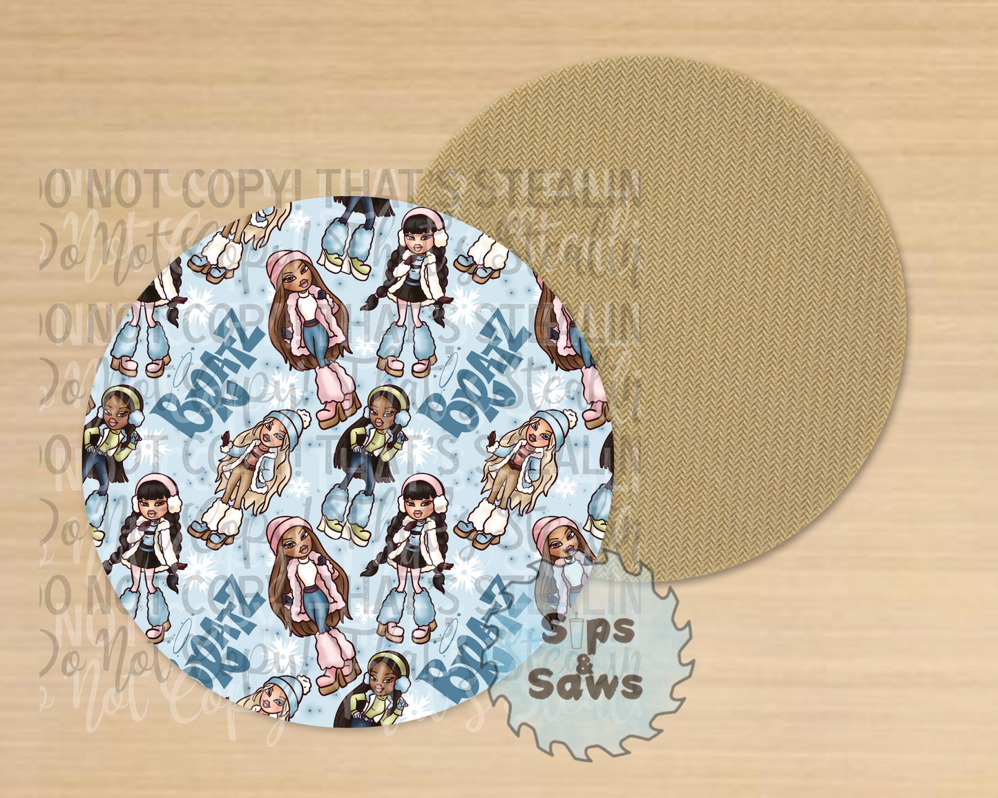 Winter Bratz Sublimation Coaster