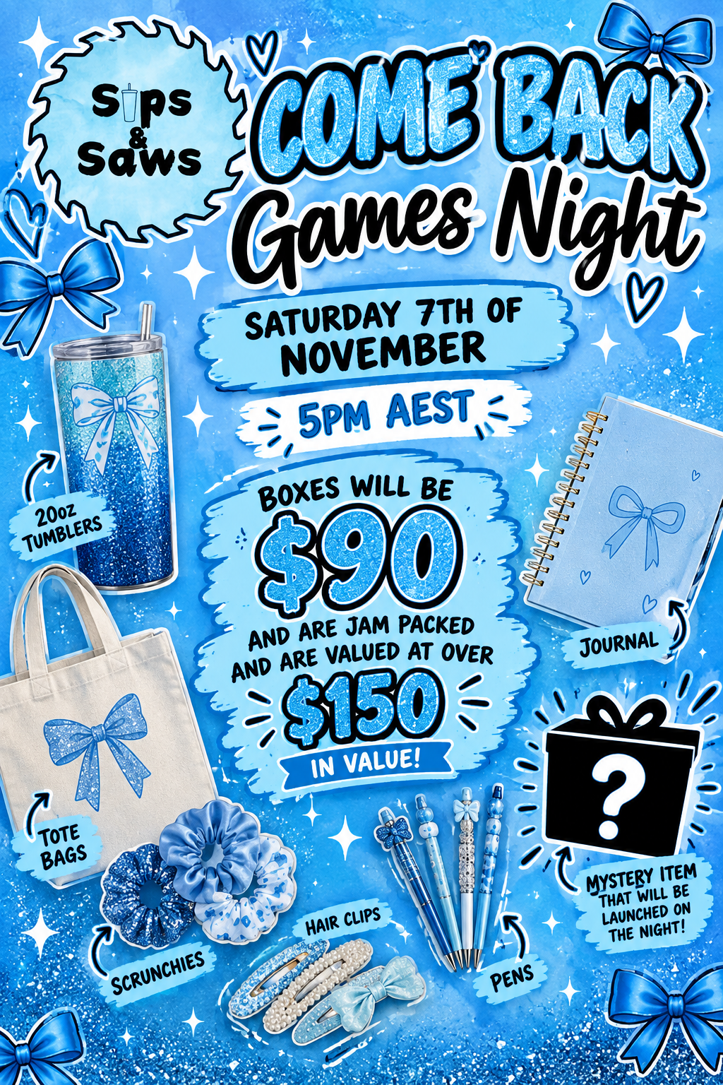 COME BACK GAMES NIGHT