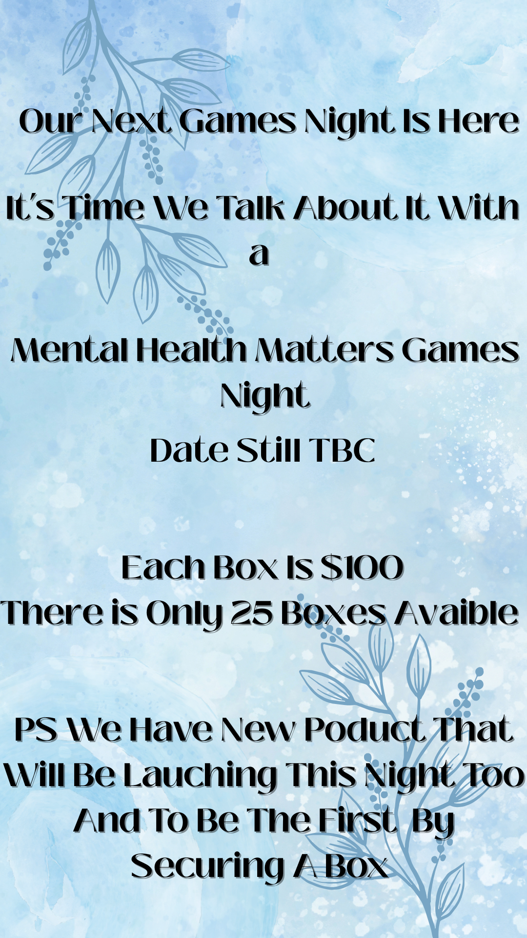 Mental Health Games Night