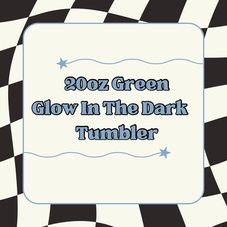 20oz Green Glow-in-the-Dark Tumbler