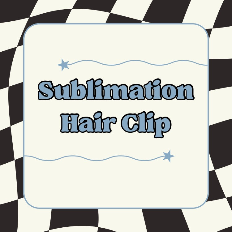 Sublimation Hair Clip