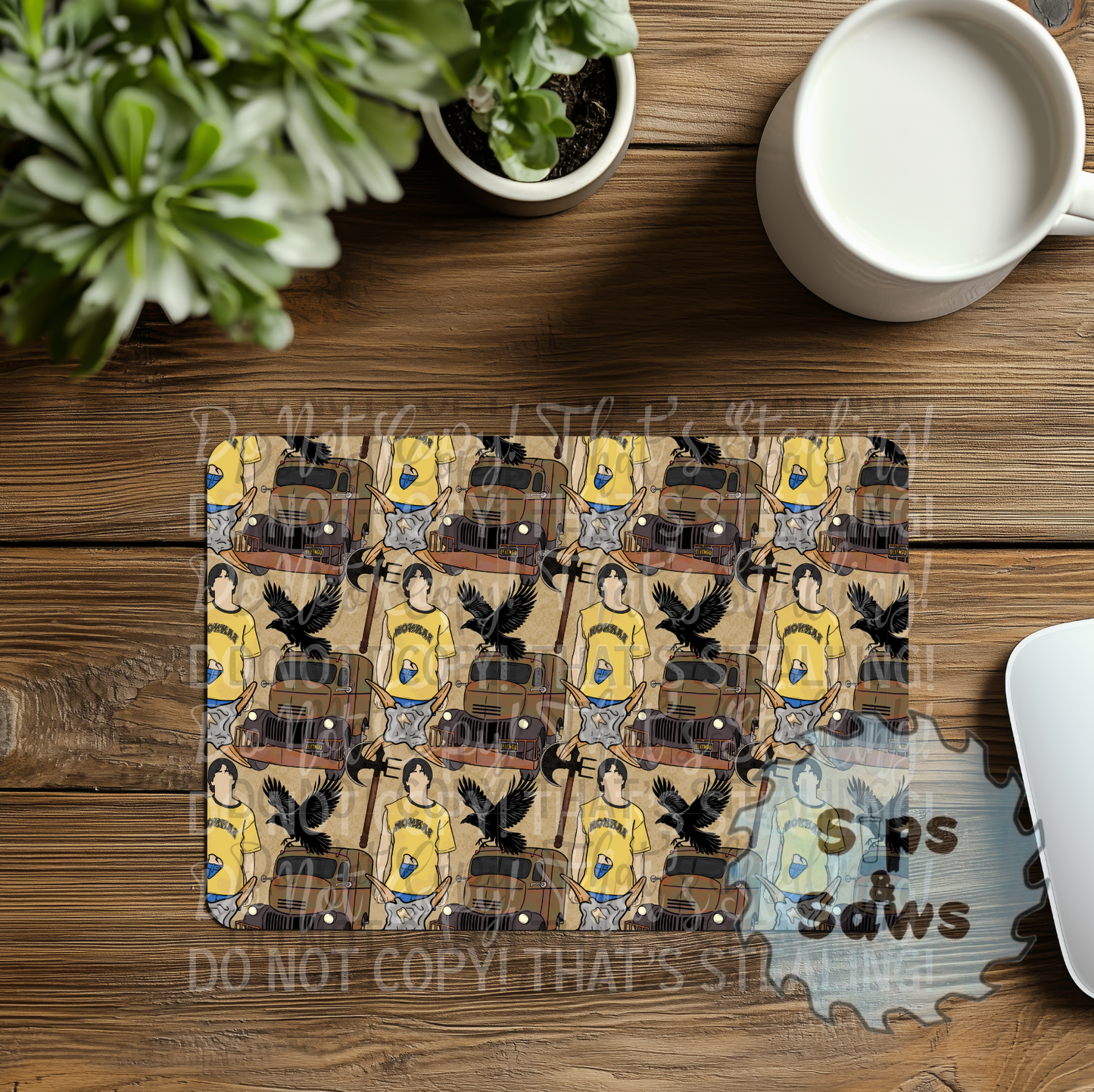Jeepers Creepers Sublimation Mouse Pad
