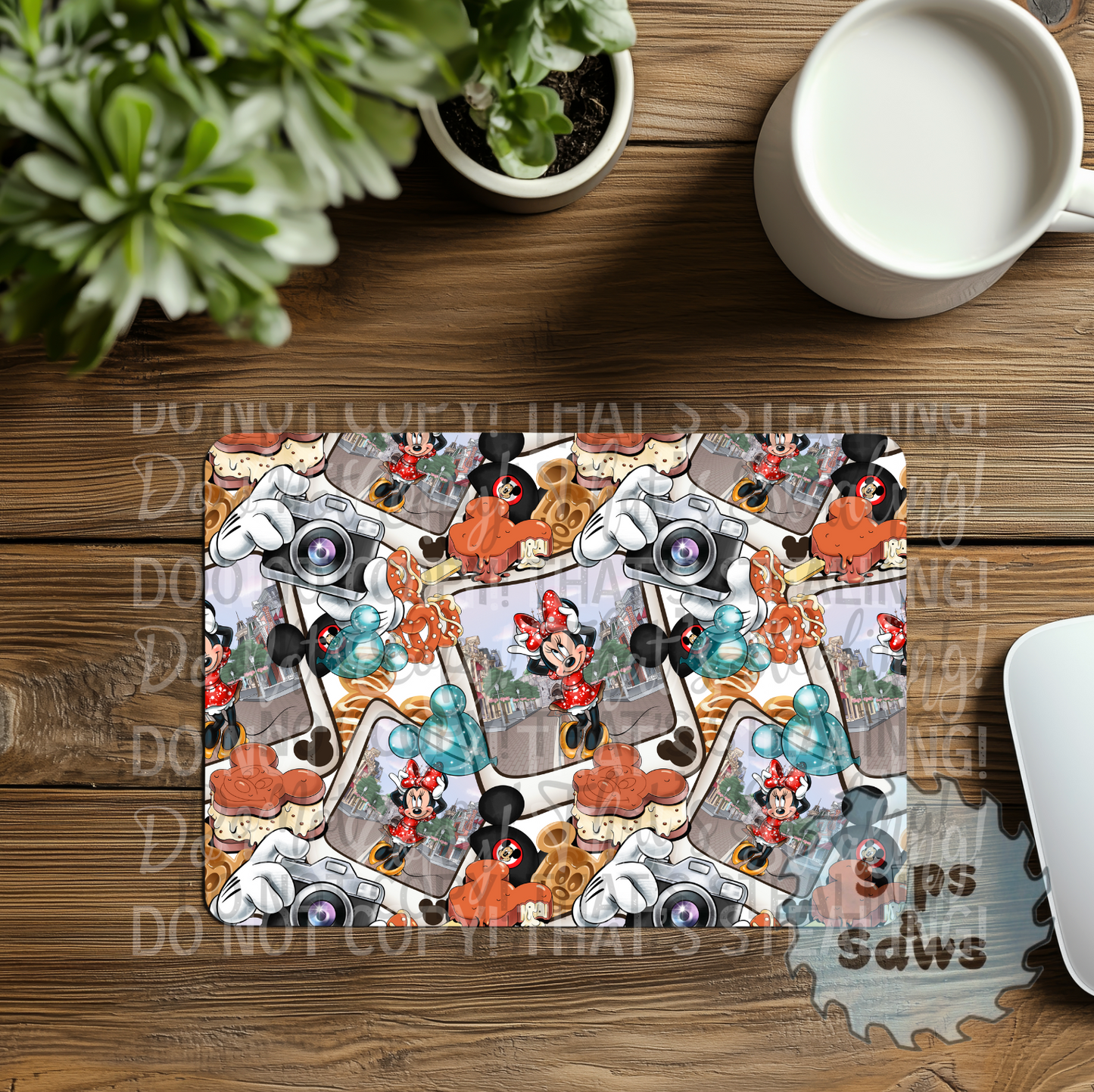 Girl Mouse Sublimation Mouse Pad