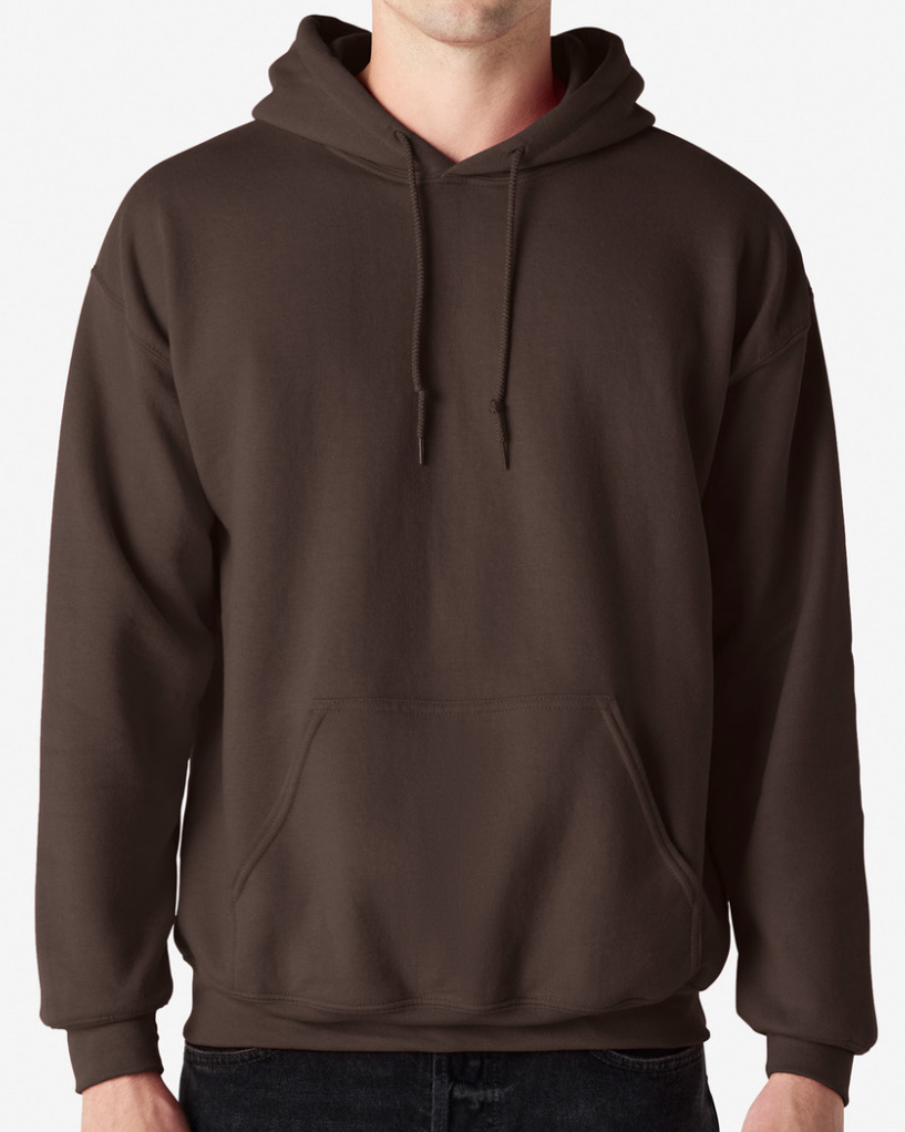 Chocolate Brown Adult Hoodies