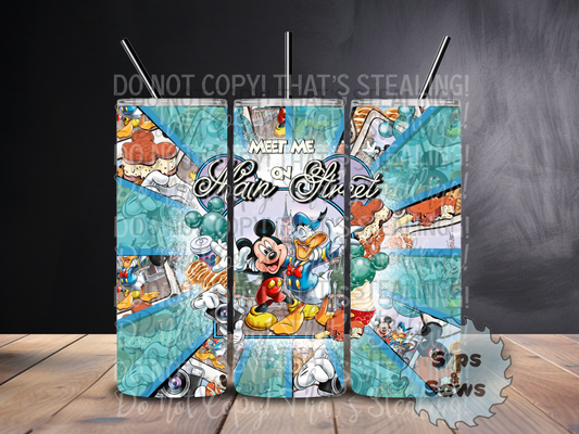 20oz Mouse & Donald Sublimation Tumbler