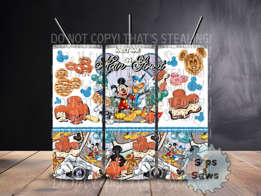 20oz Mouse & Donald Sublimation Tumbler