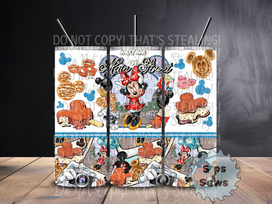 20oz Girl Mouse Sublimation Tumbler