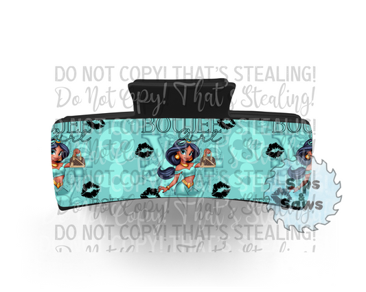 Jasmine Sublimation Hair Clip