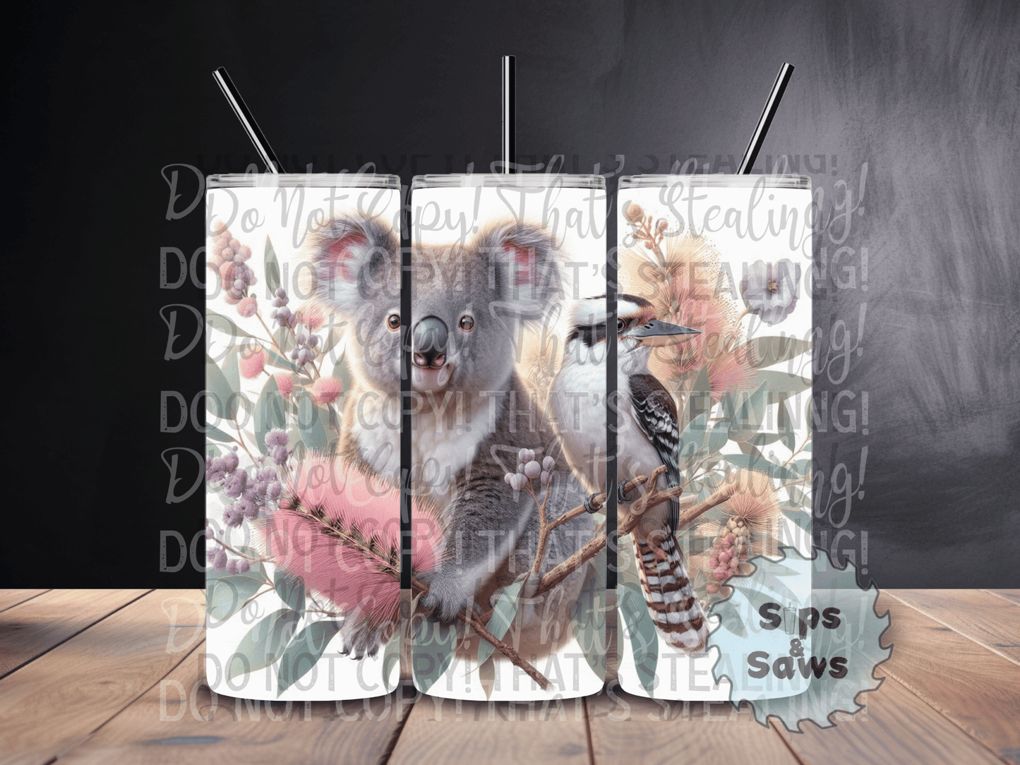 20oz Koala & Kookaburra Tumbler