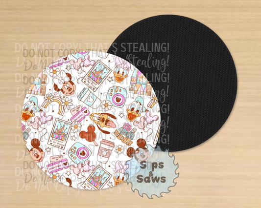 Magical Castle Sublimation Coaster