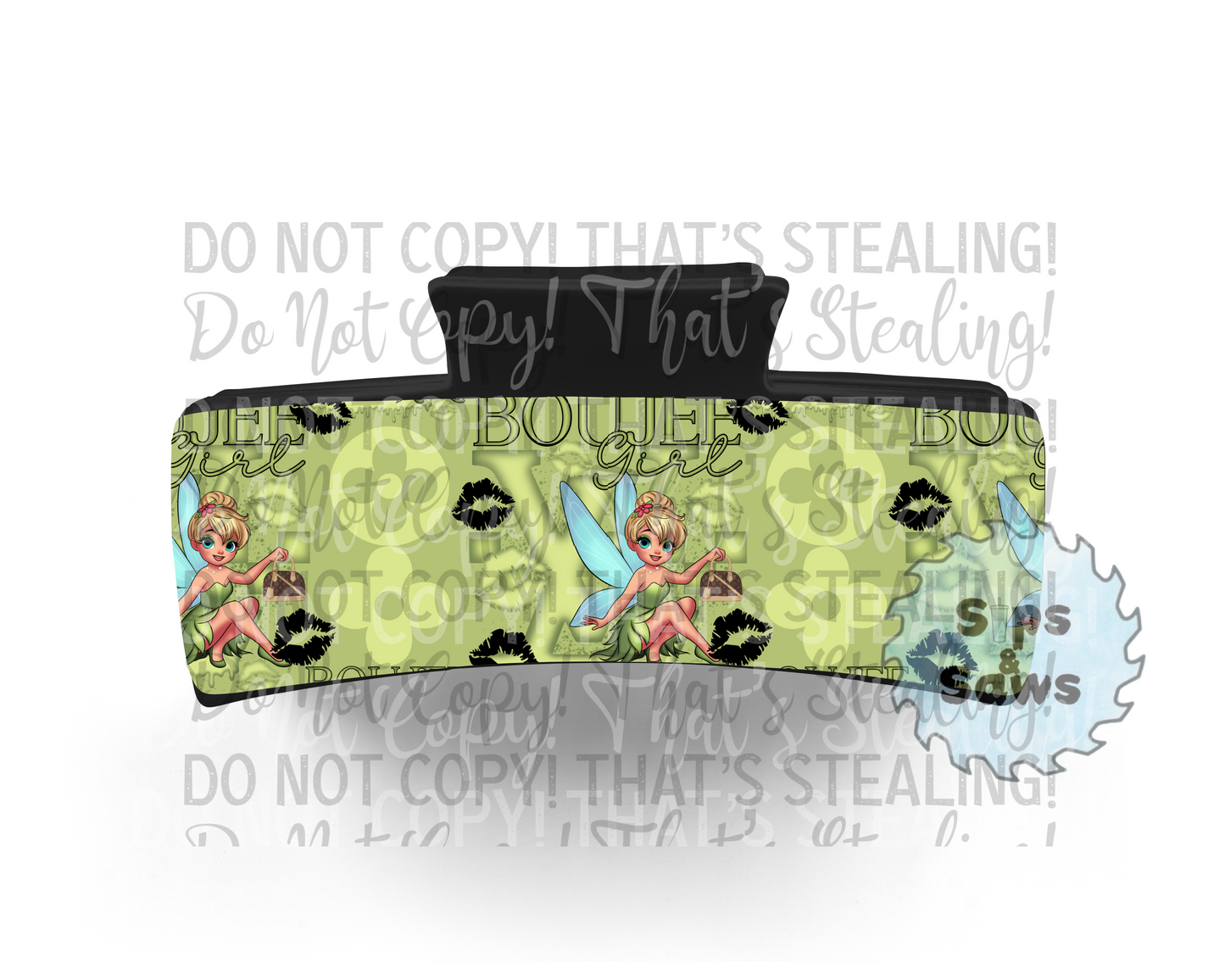 Green Fairy Sublimation Hair Clip