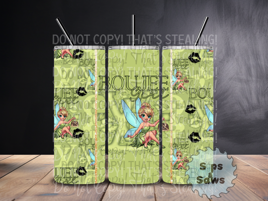 20oz Green Fairy Sublimation Tumbler
