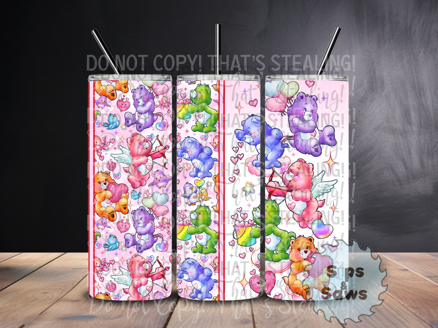 20oz Love Bears Sublimation Tumbler