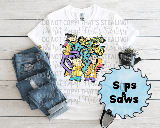 Retro Ed, Edd & Eddy DTF