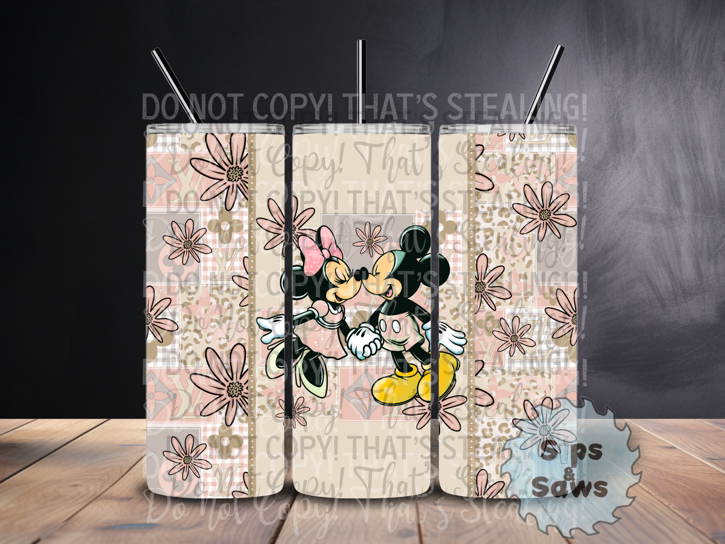 20oz Mouse & Girl Mouse Sublimation Tumbler