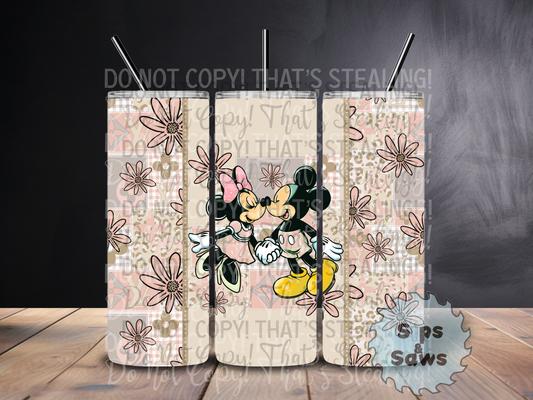 20oz Mouse & Girl Mouse Sublimation Tumbler