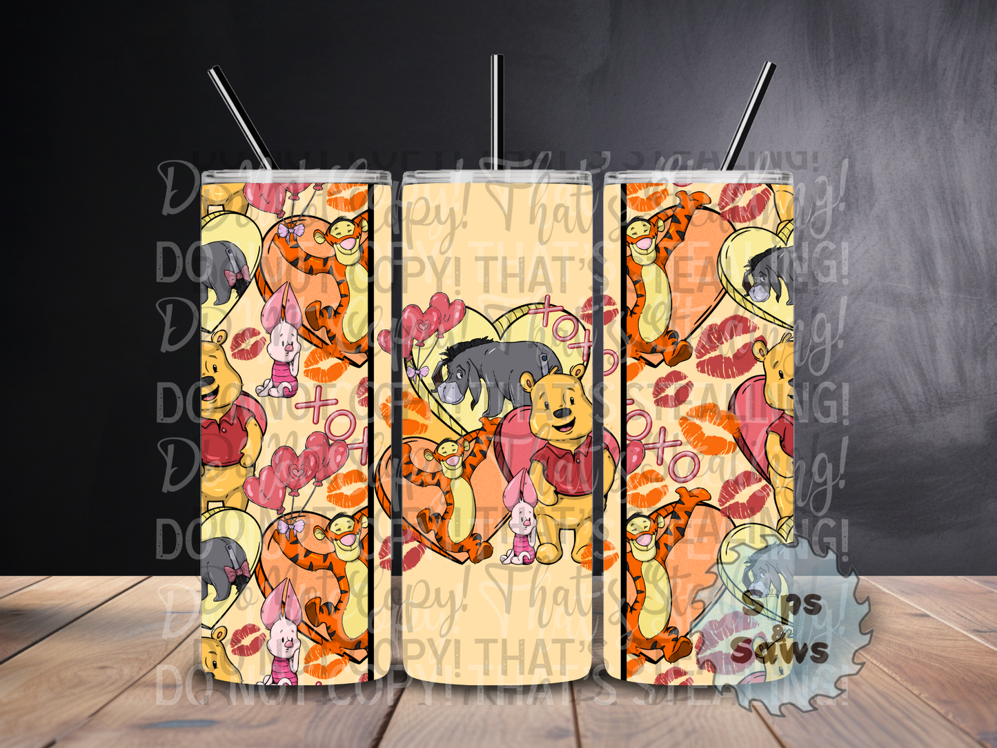 20oz Hunny Bear Sublimation Tumbler