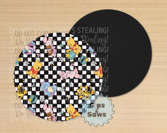 Hunny BearSublimation Coaster