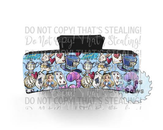 Alice Sublimation Hair Clip