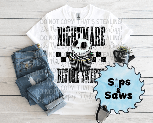 Nightmare Before Sweets DTF