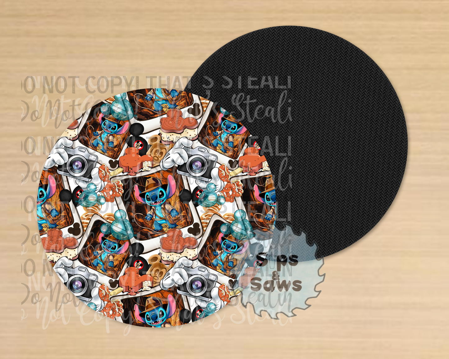 Blue Alien Sublimation Coaster