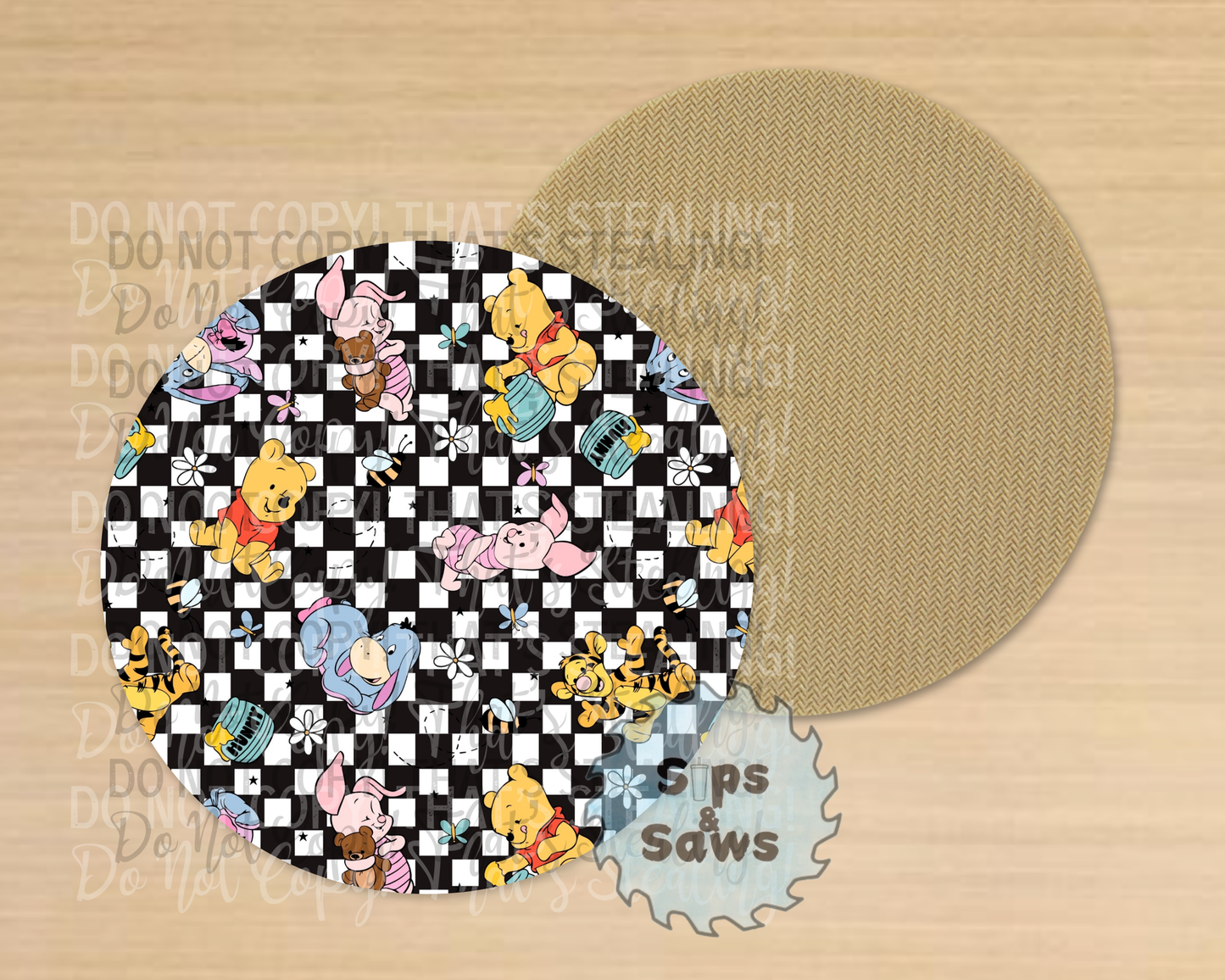 Hunny BearSublimation Coaster