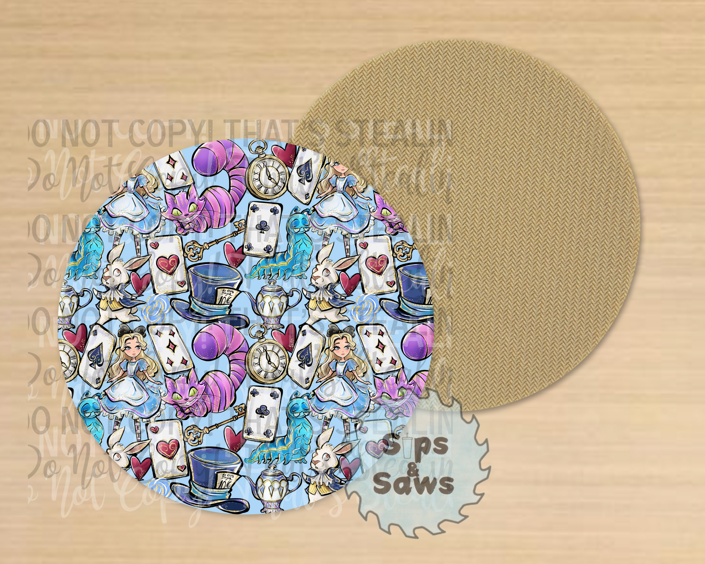 Alice Sublimation Coaster
