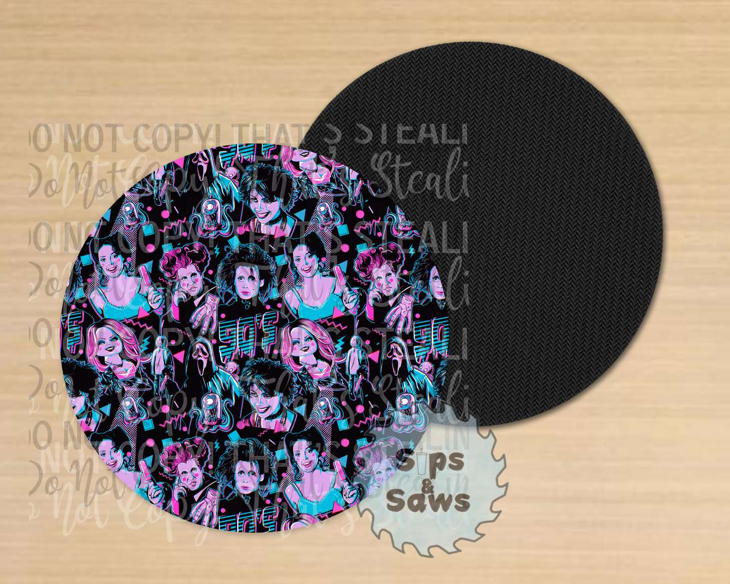90's Sublimation Coaster