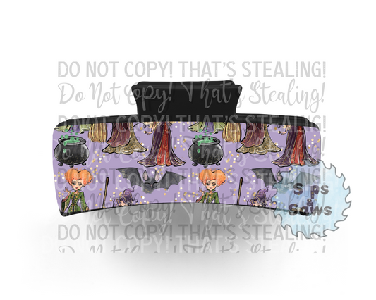 Hocus Pocus Sublimation Hair Clip