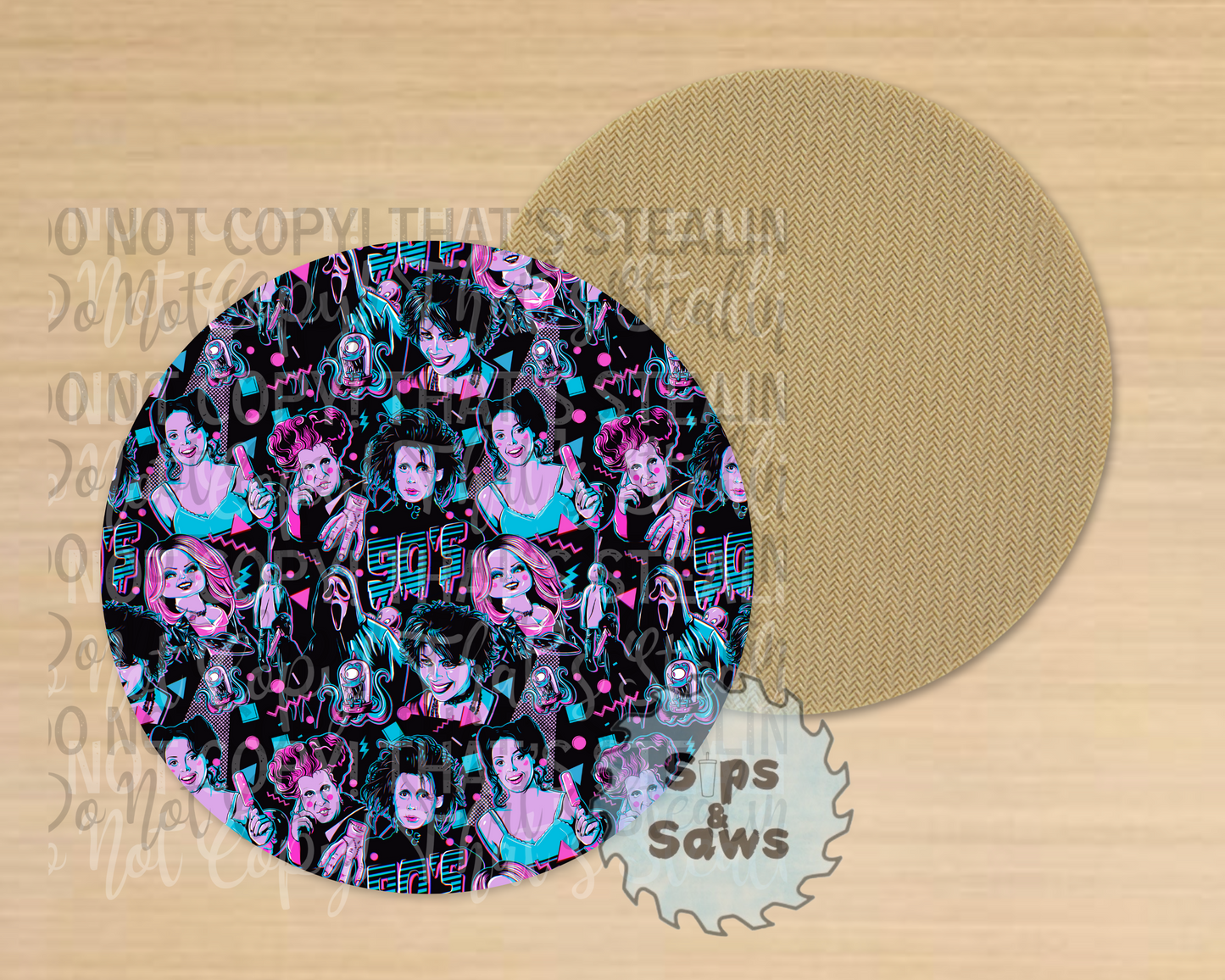 90's Sublimation Coaster