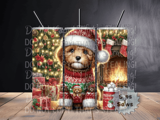 20oz Christmas Cavoodle Tumbler