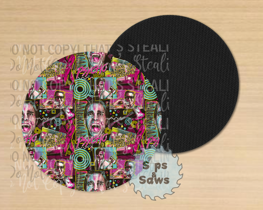 American Psyco Sublimation Coaster