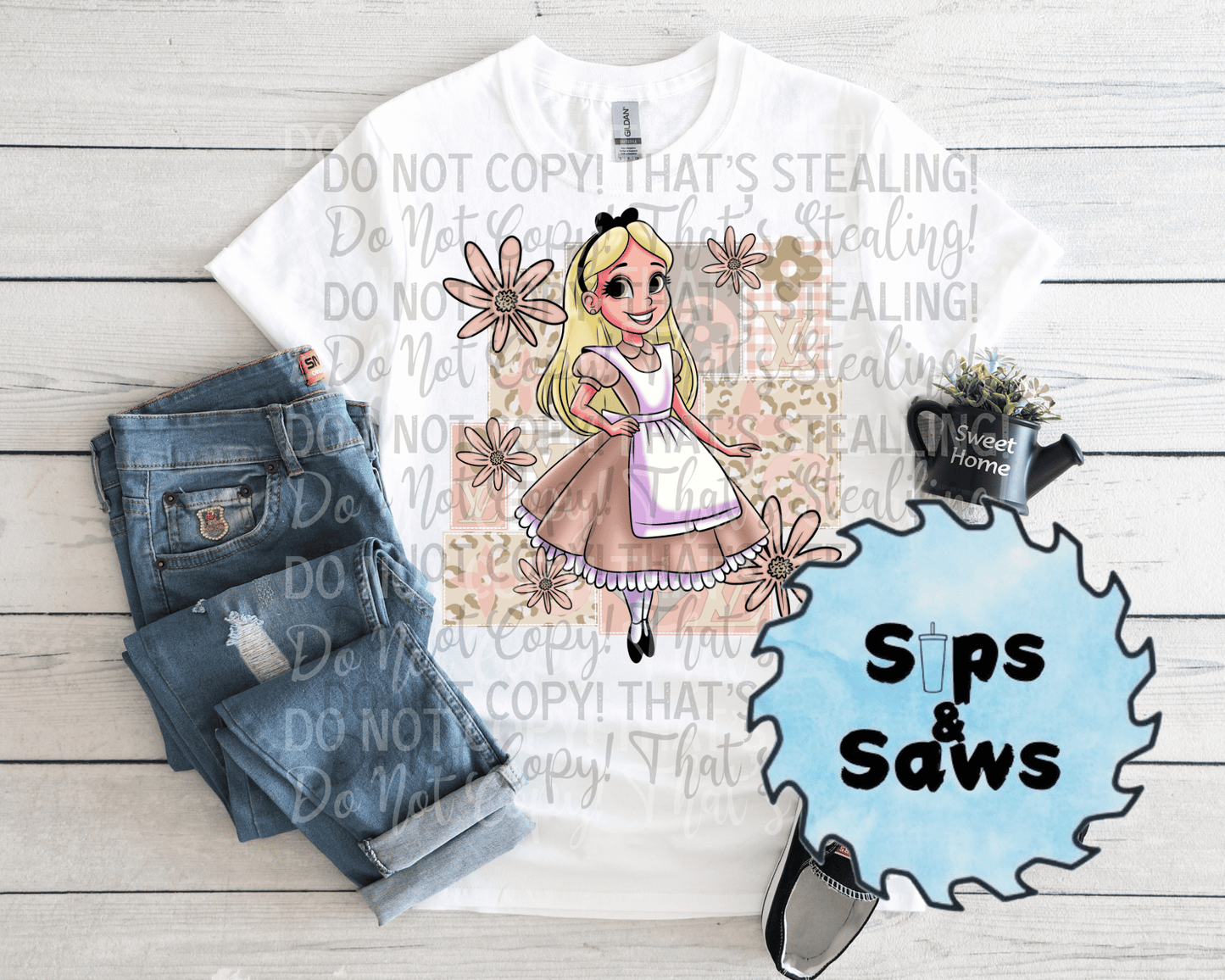 Beige Alice DTF