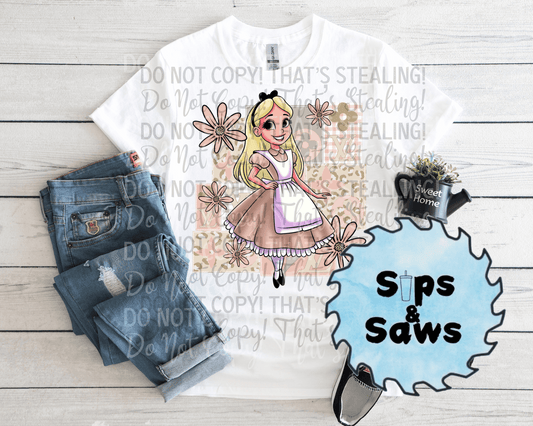Beige Alice DTF