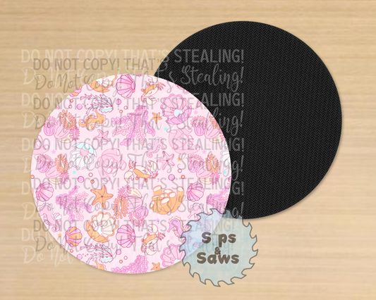 Ocean Sublimation Coaster