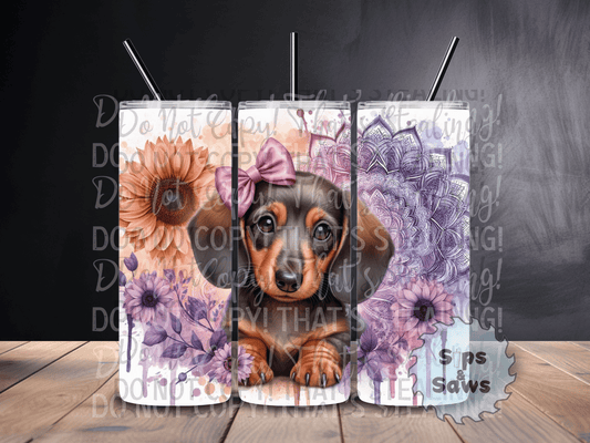 20oz Dachshund Tumbler