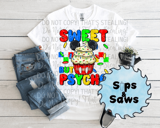 Sweet By Psycho Boy Mouse DTF