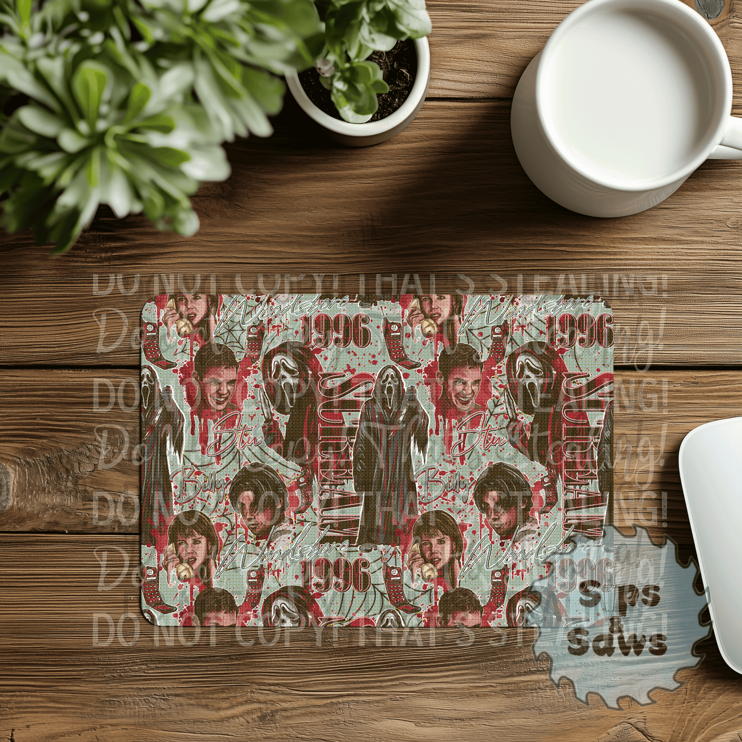 Scream Sublimation Mouse Pad