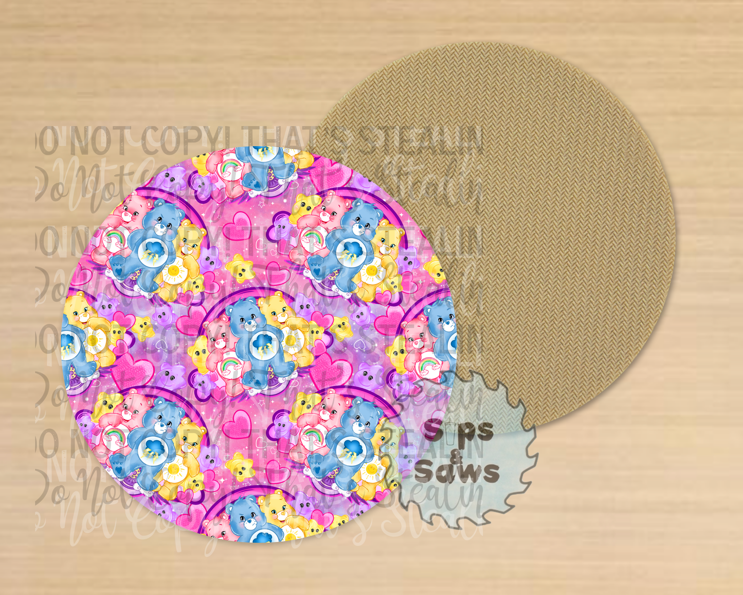 Care Bears Sublimation Coaster